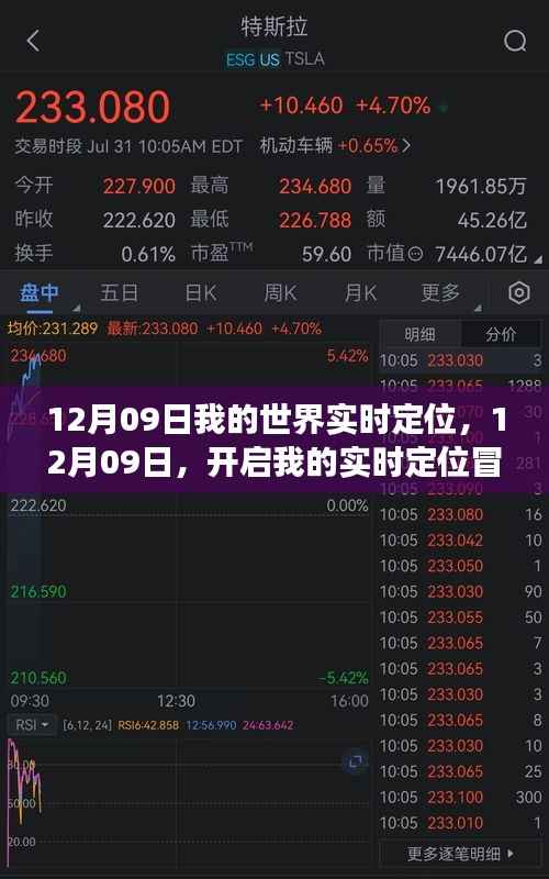 12月09日开启实时定位冒险之旅,我的世界之旅