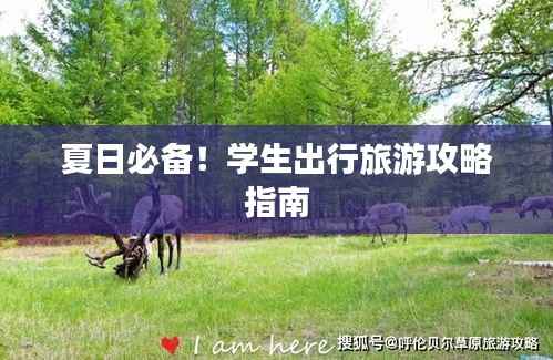 夏日必备！学生出行旅游攻略指南