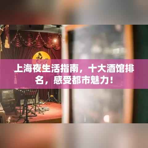 上海夜生活指南,十大酒馆排名,感受都市魅力!
